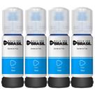 Kit 4 Tintas Para Epson L4160 L4150 T504 L6171 L6161 L6191 T504