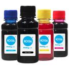 Kit 4 Tintas PG145 CL146 CMYK 100ml Koga