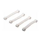 Kit 4 Tirante Branco Eletrônica 24” Whirpool-326000516 Original