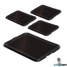 Kit 4 Toaletes Sanitário Ultracompra Pipi Dog Black