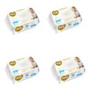 Kit 4 Toalha Umedecida Mili Love & Care 96 Unidades - Mili