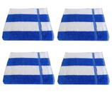 Kit 4 Toalhas Banho Para Praia Piscina - Azul - Lufamar