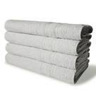 Kit 4 Toalhas De Banho 430g-m² Grande Super Grossa 80x150cm Itália Soft Branco