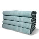 Kit 4 Toalhas De Banho 430g-m² Grande Super Grossa 80x150cm Itália Soft Verde
