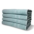 Kit 4 Toalhas De Banho 430g-m² Grande Super Grossa 80x150cm Itália Soft Verde