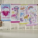 Kit 4 Toalhas De Banho Menina Algodão 115x65cm Teka Kids Candy