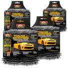 Kit 4 Toalhas de Microfibra Chenile Limpeza Automotiva Proauto