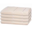 Kit 4 Toalhas de Rosto Algodão Resistente P/ Banheiro Lavabo Secagem Rápida Macio Absorvente Salão de Beleza Casa