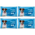 Kit 4 Toalhas Lenços Umedecidos Para Pet Cães e Gatos 200 unidades