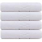 Kit 4 Toalhas Rosto Profissional para Salão de Beleza SPA Hotel Academia 48x80cm Teka - Emcompre