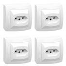 Kit 4 Tomada 2p+t 20a Sistema X Pial Legrand 675061 Branco