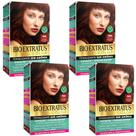 Kit 4 Tonalizante Bio Extratus 466 Castanho Médio Vermelho Intenso Tecnologia Profissional