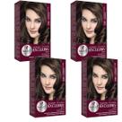Kit 4 TONALIZANTE HASKELL 530 CASTANHO CLARO DOURADO