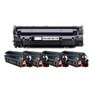 Kit 4 Toner Compatível Ce285a cb435a cb436a P1102w M1132 M1212 Universal Kit 4 Toner Compatível Ce285a cb435a cb436a P1102w M1132 M1212 Universal