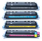 Kit 4 Toner Compatível HP 2600 CM1015 CM1017 Preto Ciano Magenta Amarelo