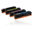 Kit 4 Toner Compatível Tankfull Para HP 128A CE320A 321 322 323 CMYK - Compatível para HP CP1525NW CM1415 CP1525 CM1415F