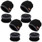 kit 4 touca gorro cachecol forrada unissex adulto infantil estiloso frio inverno kit 4 touca gorro cachecol forrada unissex adulto infantil estiloso frio inverno