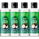 Kit 4 Tratamento Capilar Reparador de Pontas Óleo de Coco