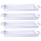 Kit 4 Travessas Retangulares Branca Tramontina Refratário Porcelana 28x15cm Maria Augusta