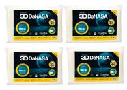 Kit 4 Travesseiro Danasa Alto 3d 13cm Altura Macio - Duoflex