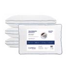Kit 4 Travesseiro Ergosoft Camesa Suporte Firme Ergonômico 50x70cm