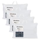 Kit 4 Travesseiros Altenburg Plumi Gold Percal 180 Fios 50cm x 70cm