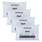 Kit 4 Travesseiros Altenburg Royal 50cm x 70cm Tecido Percal 180 Fios