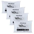 Kit 4 Travesseiros Altenburg Suporte Extra Firme 180 Fios Lavável 50cm x 70cm Branco