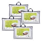 Kit 4 Travesseiros Basic Bambu - 15cm