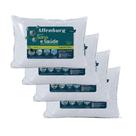 Kit 4 Travesseiros Suporte Firme Anti Alérgico Sono E Saúde Altenburg 180fios Lavável 50cm x 70cm