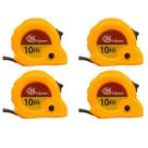 Kit 4 Trenas Métricas Plásticas De 10m X 24mm Com Trava