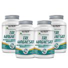 Kit 4 Tri Magnésio Taurato+Malato+Bisglinato de Magnésio 4x60 cps Flora Nativa