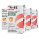 Kit 4 Triade Gross Suplemento Alimentar em Solução Oral Vitaminas A D E, 3ml