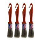 Kit 4 Trincha Pincel P/ Pintura Látex Acrílica 1'' Tigre