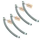 Kit 4 Tubos Flexíveis Inox Syllent 1 x 100cm Para Bomba de Água