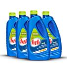 Kit 4 Ultra Clear Hth 2 em 1 Elimina Algas e Decanta Para Limpeza E Tratamento de Piscina
