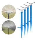 Kit 4 Un. Aspersor Giratorio 100 Cm Bico Aluminio Irrigação