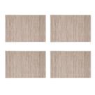 Kit 4 Un Jogo Americano Requinte 30x45cm Bege - Jolitex Kit 4 Un Jogo Americano Requinte 30x45cm Bege - Jolitex