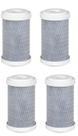 KIT 4 UN Refil BBI P/Filtros POU 125 A 5" Compativel BBI F125, ACQUA 125, Hidrofiltros POU 5”,FIT 5”