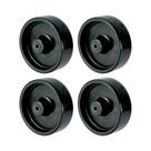 Kit 4 un roda 312 pol ipropileno 3 pol 60kg p/ rodízio