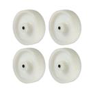 Kit 4 un roda 412 nylon 4 pol 90kg p/ rodízio
