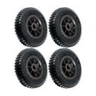 Kit 4 un roda pneum ajax 2.50-4 4l plástico furo passan.20mm
