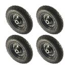 KIT 4 UN RODA PNEUM. AJAX 3.25-8 - 2L - ROLAM. 1" CH 1,2mm