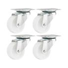 Kit 4 un rodízio roda giratório nylon aço 2" 50mm 60kg