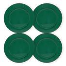 Kit 4 Un Sousplat Redondo Verde Polipropileno 33Cm Rafimex