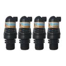 Kit 4 Un. Válvula Ventosa Duplo Efeito 3/4 Plasnova para Eliminação de Ar em Sistemas de Irrigação