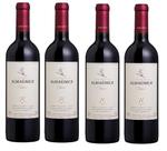 Kit 4 Un Vinho Almaúnica Super Premium Tannat 750 ml