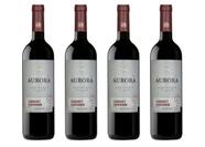Kit 4 Un Vinho Aurora Varietal Cabernet Sauvignon 750 ml