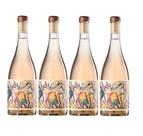 Kit 4 Un Vinho Bebber Giardino Rosé Marselan e Malbec 750 ml