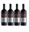 Kit 4 Un Vinho Bordô Suave Pérgola 750 ml